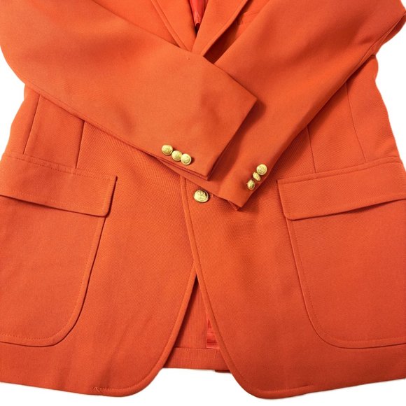 Vintage Orange sport coat Blazer Suit Jacket Hardwick Clothes Vintage - Picture 5 of 14